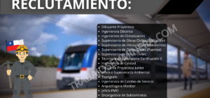 profesionales y técnicos para Proyecto Tren Santiago–Batuco